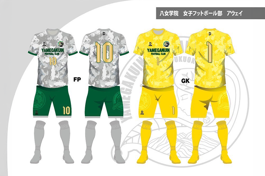 八女学院女子サッカー部_ユニフォーム